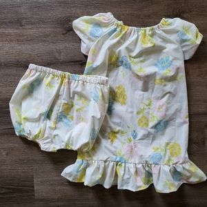 Babydoll Lounge Set made from Vintage Floral Sheets